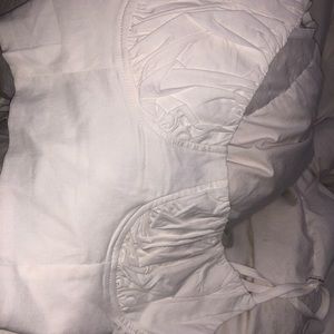 White brand new bustier top